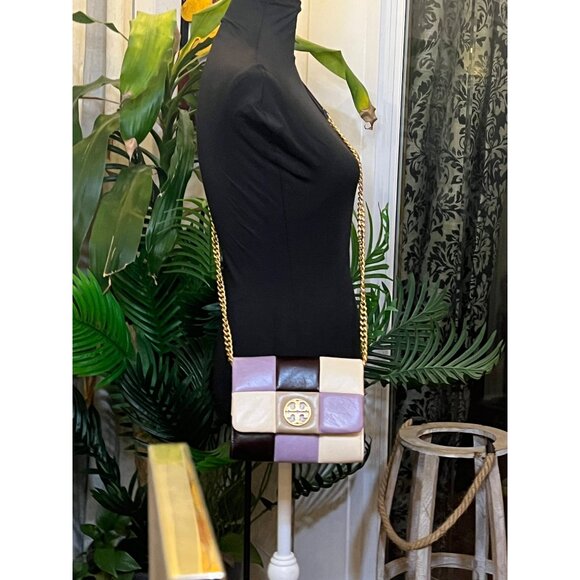 ✺✺ AUTHENTIC TORY BURCH Quilted Leather Patchwork Willa Handbag ✺ - Picture 11 of 13